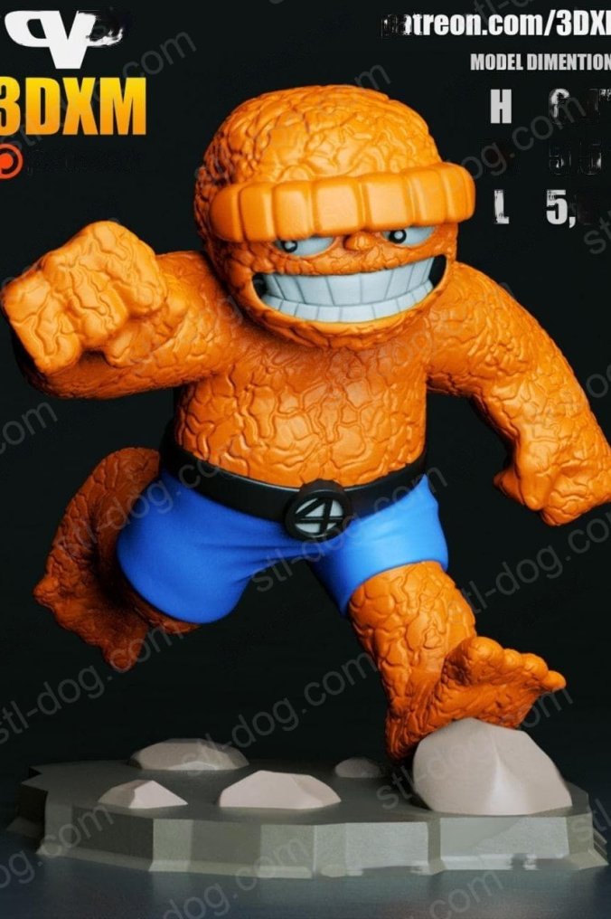 神奇四侠(Fantastic Four) 3D打印图纸